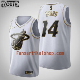 NBA Miami Heat Trikot Tyler Herro 14 Nike 2019-2020 Weiß Golden Edition Swingman - Kinder